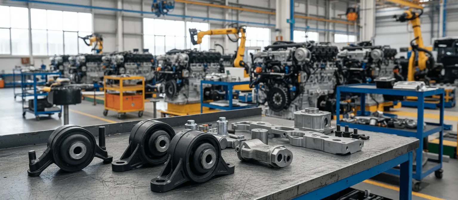 Mercedes, Scania and Volvo Engine Mounting Manufacturer in India